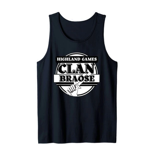 A Wee Bit Scot Scottish Braose Highland Games Scottish Clan Tank Top