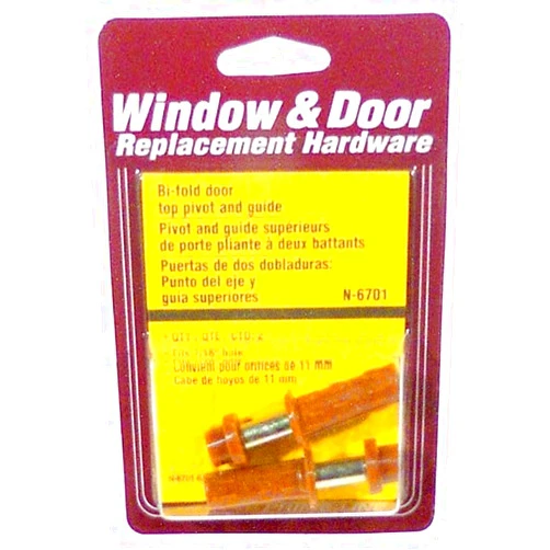 Prime-Line N 6701 Bi-Fold Door Pivot and Guide, Nylon (2 Pack)