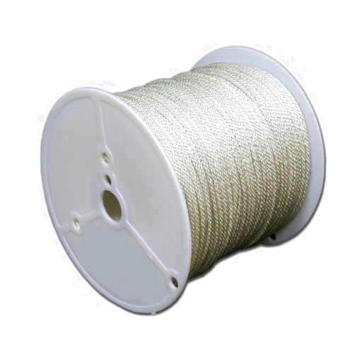 T.W . Evans Cordage T.W Evans Cordage 294-080-83 1/4-Inch by 200-Feet Solid Braid Polyester Rope, White
