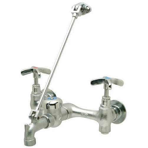 Zurn - ZJP1996-SF JP1996-SF Chrome Double Handle Service Sink Faucet, Mop Service Sink Faucet