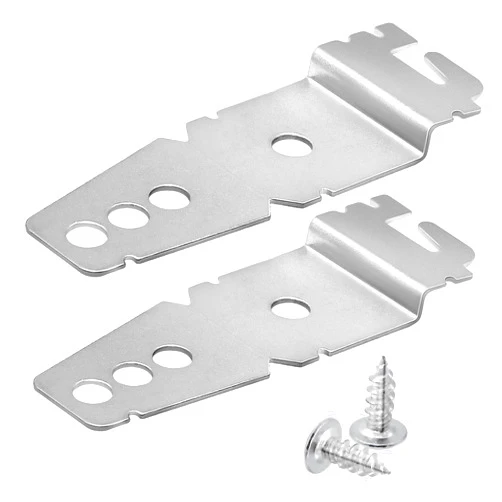 Beaquicy 2 Pack 8269145 Dishwasher Mounting Bracket with Screws - Fit for Whirl-pool Ken-more Kitchen-Aid Dishwasher, Replace WP8269145 WP8269145VP Undercounter Dishwasher Bracket by Beaquicy