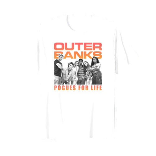 Outer Banks Group Shot Pogues For Life Portrait T-Shirt