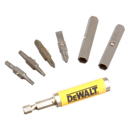 DEWALT Bit Set with 6-in-1 Flip and Switch Driver System, 7-Piece (DW2336)