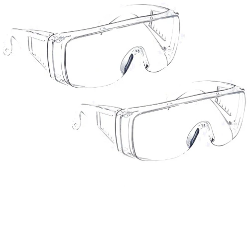 EUXOR Safety Glasses (2 Pack) Anti Fog & Shattered Proof, ANSI Z87.1 & EN 166 UV Resistant Protective Eyewear Safety Goggles, Wide Frame Eye Shield Goggles Scratch Resistant Best Eye Protection Shield with
