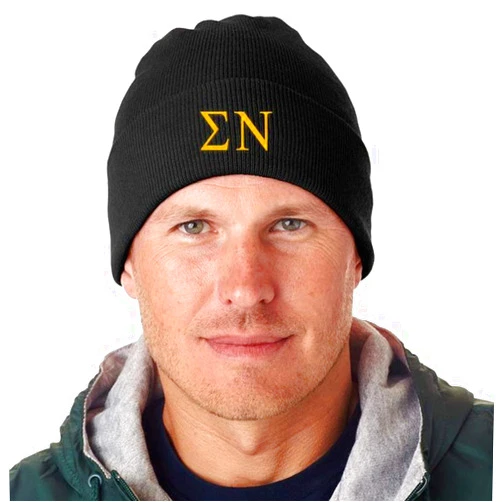 Greekgear Sigma Nu Greek Letter Knit Cap