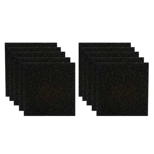 Kulannder 10 Pack Smoke Fume Absorber Filter, Activated Carbon Solder Fume Extractor Filters Solder Extractor Filter for Hakko/Xytronic/Aoyue Smoke Absorber (5 1/8” 5 1/8” 3/8”)