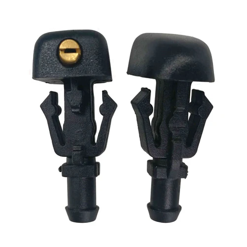 Yonput Pack-2 Front Windshield Washer Nozzles Kit Fits for Ford 150 3W7Z17603AA, Ford 150 Front Windshield Washer Nozzles kit Replacement Accessories (Black)