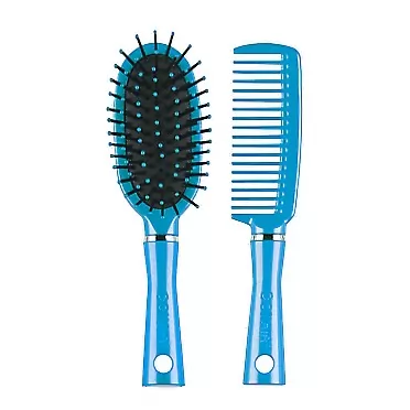 Conair Fusion Hair Brush & Comb, Cushion, Mid-Size, Colors May Vary
