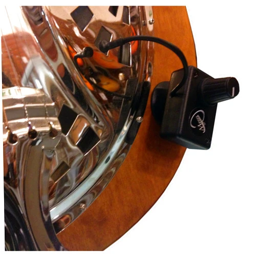 Myers Pickups Dobro Round Neck Resonator Guitar Pickup with Flexible Micro-Gooseneck