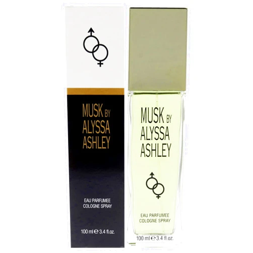 Alyssa Ashley Musk - Perfume for Men and Women with Citrus and Sicilian Bergamot - Long Lasting - Womens Fragrances - 3.4 oz Cologne Spray