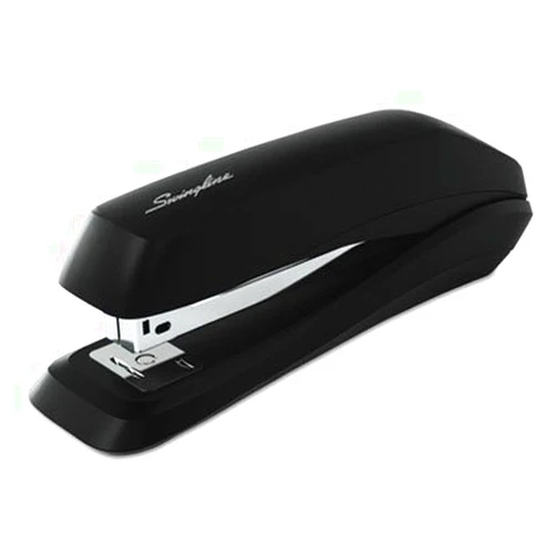 Swingline Stapler, Standard Full Strip Desk Stapler, 15 Sheet Capacity, Eco Version, Black, Case of 12 (S7054501)