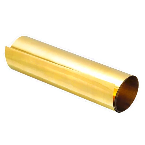 uxcell Brass Sheet Roll, 0.02x200x1000mm Brass Foil Roll Brass Strip Gold for Crafts, Electrical Repairs, Grounding