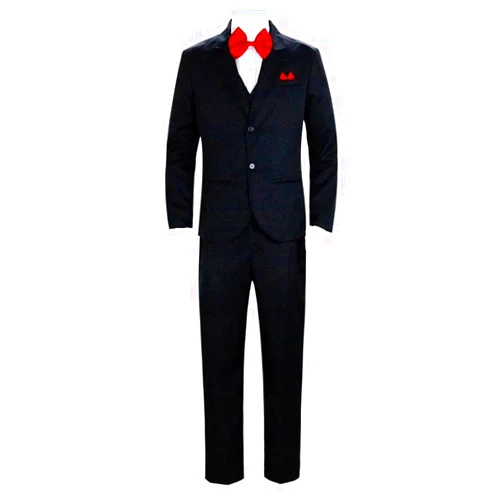 Faihuu Jigsaw Cosplay Killer Costume Adult Mens Suits Halloween Carnival Costume