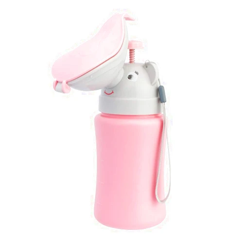 Toddmomy 1pc Elephant Supermarket Cartoon and On Urinal Urine Camping, Travel Pee Pink Bottle Girl Childrens Tool Training the Bottles Urination Camping