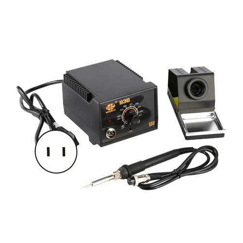 TOPINCN 60W Digital Display Soldering Iron Station Kit, 936 Digital Soldering Station, Equivalent with Precision Heat Control Iron Frequency Change Desolder Welding Soldering Station