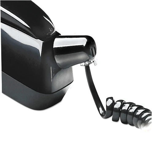 Softalk 03201 Twisstop Detangler w/Coiled 25-Foot Phone Cord Black