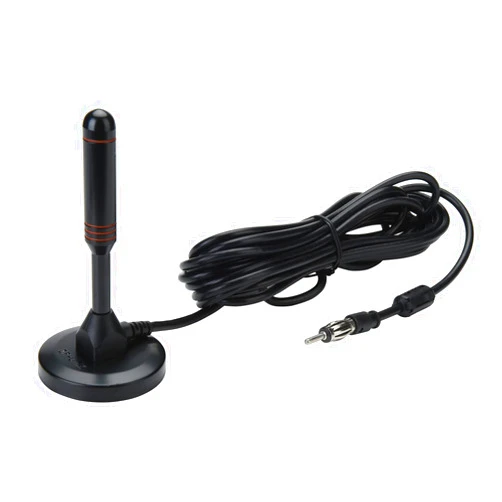CHHLIUT Car Magnet Antenna Universal Magnetic Am Fm Antenna for Radio Car Home 16ft Long 75Ohm with Magnetic Base Antenna
