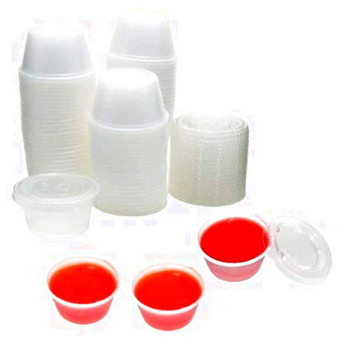 Reditainer Jello Shot Souffle Portion Cups with Lids (500, 2 ounce)