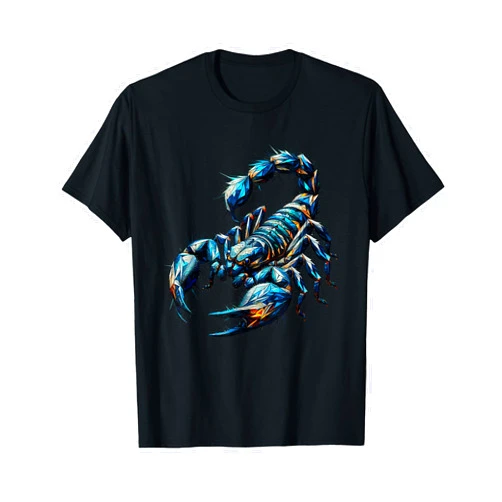 RivArtdale Designs Polygon Art Scorpion Scorpions T-Shirt