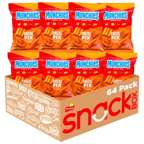Munchies Snack Mix, Cheese Fix, 1.75 Ounce (Pack of 64)