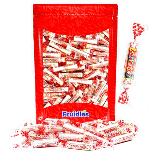 Fruidles Classic Smarties Hard Candy Roll, Original Assorted Flavors, Individually Wrapped, 32 Candy Rolls (Half-Pound)