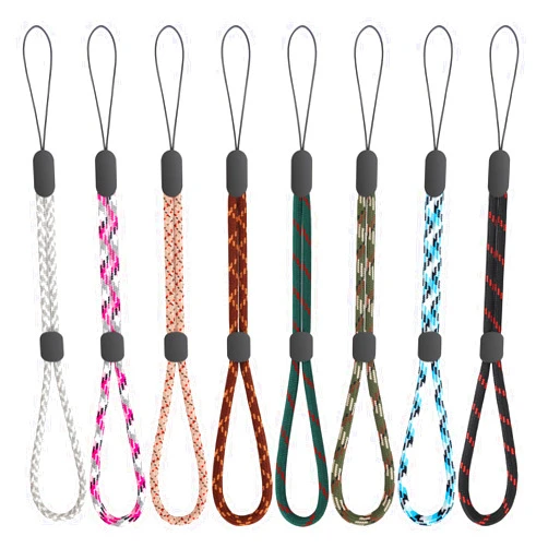 FrgKbTm Hand Wrist Strap Lanyard, Adjustable Nylon Colorful for Mobile Phone, Camara, USB Flash Drive, ID Name Tag Badge