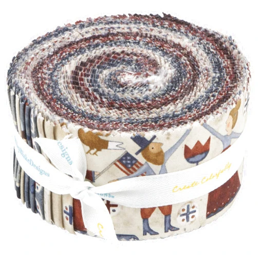 Riley Blake Designs Teresa Kogut Bright Stars Rolie Polie 40 2.5-inch Strips Jelly Roll Riley Blake Designs RP-13100-40