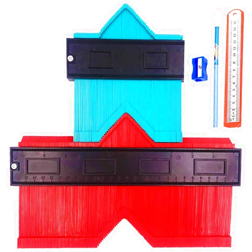 Relitec R Relitec Contour Gauge Duplicators, Simple Shape Contour Gauge Duplication, Instant Template For Curved and Odd Shapes, Easy Master Outline Gauge Tool for Cutting Set of 2 (5