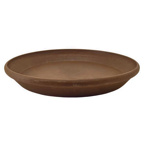 PSW Pot Collection PSW AP30C Saucer Drip, Durable Water Tray for Indoor and Outdoor Flower Plant Pots and Planters, 12-Inch, Chocolate
