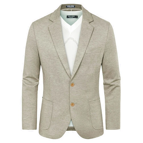 PJ PAUL JONES Men's Casual Knit Blazer Suit Jackets Two Button Lightweight Unlined Sport Coat