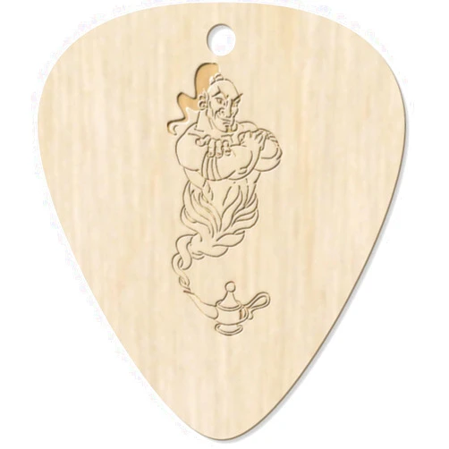 Azeeda 7 x 'Genie of The Lamp' Guitar Picks/Pendants (GP00002598)
