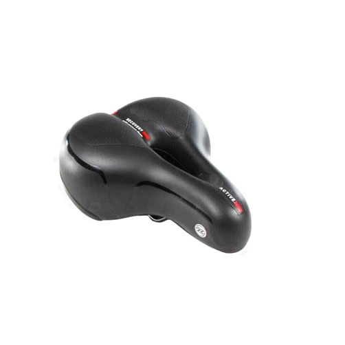 Generic Recovery Zone Bicycle SEAT with Memory Foam. Soft Bike Cushion with Dual Shock Absorbing Universal Fit for Indoor/Outdoor Bikes with Reflect.