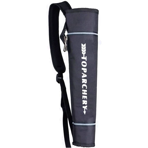 TOPARCHERY Arrow Quiver Holder Hip - Large Capacity Arrow Bag Compound Recurve Bow Practice Target Nylon Arrow Bag Quiver Suitable for Youth and Adults