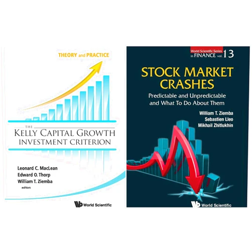 By William T. Ziemba (Author), Leonard C. Maclean (Author), Edward O. Thorp (Author) & 0 more By William T Ziemba - KELLY CAPITAL GROWTH INVESTMENT CRITERION, THE: THEORY AND PRACTICE + Stock Market Crashes | Savings Combo 2-in-1 [Set of 2 Books] William T Ziemba