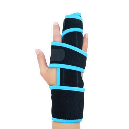 GREUS 2 Finger Splint Brace Hand Wrist Support Universal for Left or Right Hand Two Trigger Finger Splint Adjustable Finger Straightening Immobilizer for Boxer Fractures, Arthritis, Mallet Finger, Sprains, Metacarpal Fractures, Broken Fingers Pain Relief