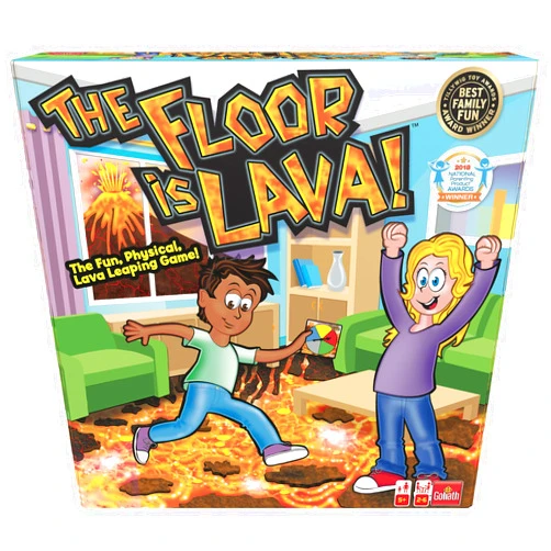 Goliath The Original The Floor is Lava! Game by Endless Games - Interactive Game For Kids And Adults - Promotes Physical Activity - Indoor And Outdoor Safe