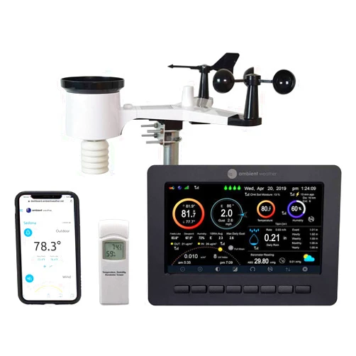 Ambient Weather WS-2000 Smart Weather Station with WiFi Remote Monitoring and Alerts