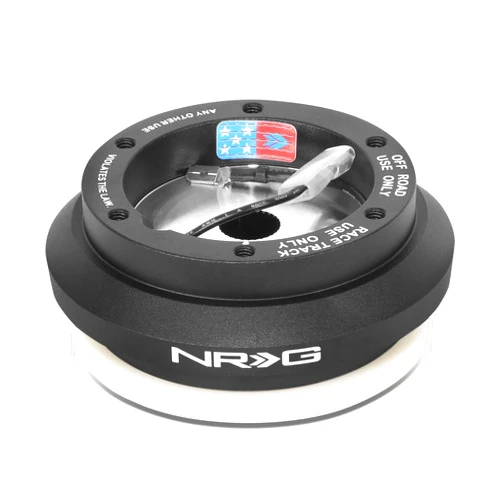 NRG Innovations NRG-SRK-110H Racing Style, Steering Wheel Quick Release Short Hub Adapter, 6 X 70mm Bolt Pattern, Black Body