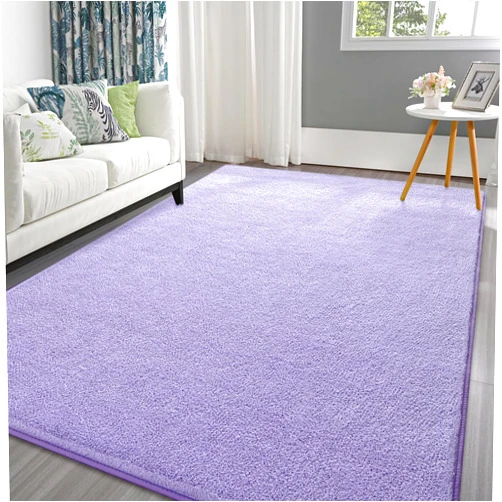 Pettop Area Rugs for Bedroom Living Room, 5x7 Light Purple Thickened Memory-Foam Indoor Carpets, Modern Aesthetic Minimalist Super Soft Comfy Carpet for Boys Girls Adults Room Dorm Home Decor
