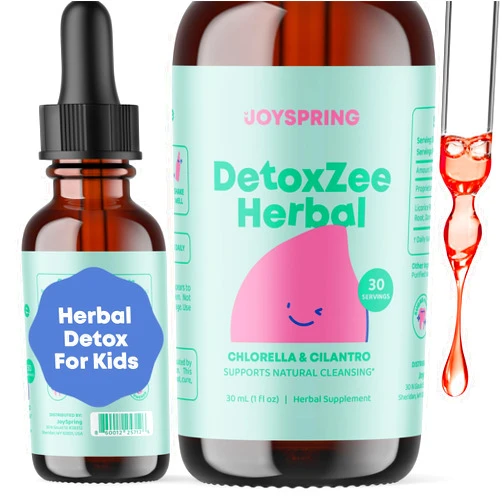 JoySpring Herbal Detox for Kids – Cilantro Extract Cleanse to Support Speech & Improve Behavior – Natural Detox with Cilantro - 1 fl oz (30 Servings)