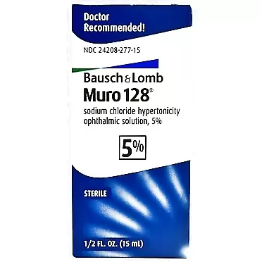 Bausch & Lomb MURO 128 5 Percent SOLUTION 15MED L
