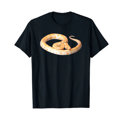 I Love Snakes Tees Albino Burmese Python T Shirt Golden Python Snake Shirt