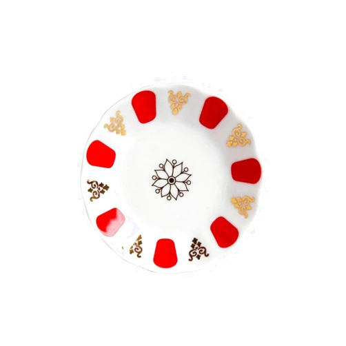 Porland Gilted Turkish Teacup Saucer 4.33 in / 11 cm