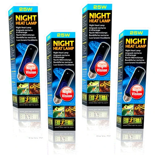 Exo Terra Night-Glo Moonlight Lamp, 25-Watt (4 Pack)