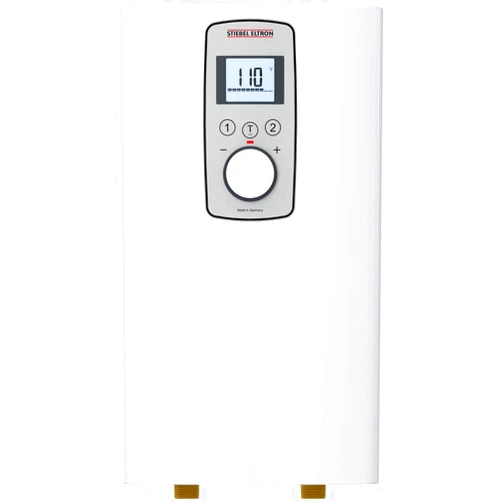 Stiebel Eltron 202145 Model DHC-E 8/10-2 Plus Trend Point-of-Use Electric Tankless Water Heater, Direct Coil Heating System, Switchable kW Power Output, Backlit Display, Adjustable Temperature