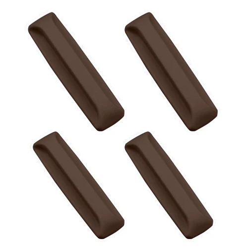MOROBOR Self-Stick Instant Cabinet Handle Pulls, 4pcs Drawer Pull Helper with Adhesive Sliding Door Handle Cabinet Window Drawer Auxiliary Pulls (Brown)