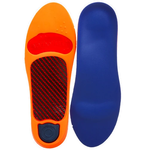Sorbothane Ultra Graphite Arch Insole,Blue,Women's 9-10 M/Men's 6.5-7.5 M