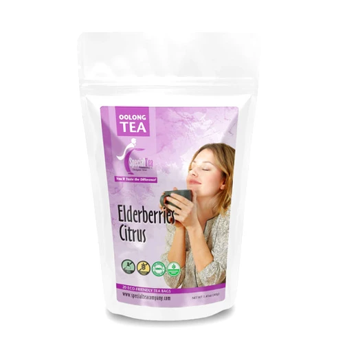 SpecialTea Company Elderberries Citrus Oolong Tea - 20 Tea Bags