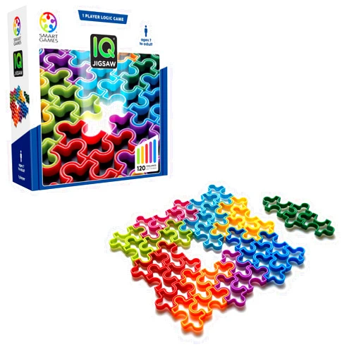 SmartGames IQ Jigsaw 120 Challenges for Ages 7 - Adult