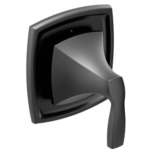 Moen Voss Matte Black Shower Diverter Transfer Valve Trim, Valve Required, T4611BL